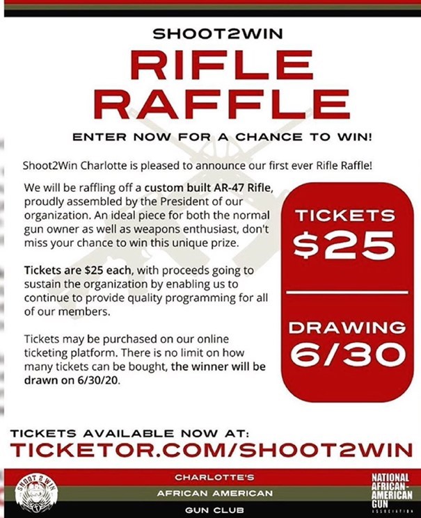 Shoot 2 Win Charlotte Custom Rifle Raffle