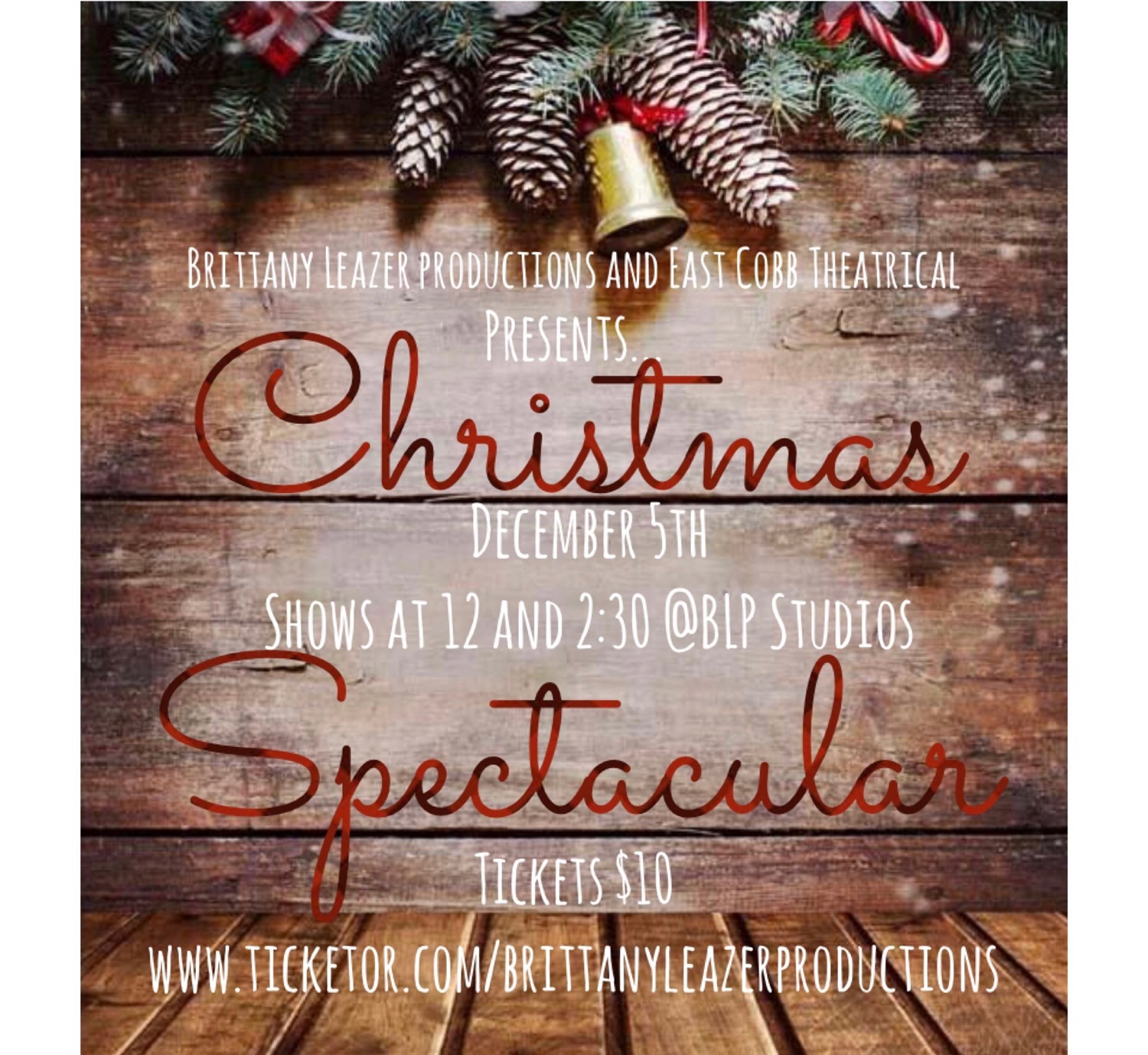 BLP and East Cobb Theatrical Present: A Christmas Spectacular image