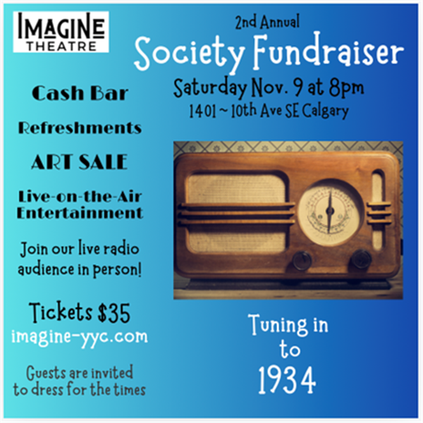 Imagine Theatre's 2nd Annual Society Fundraiser image
