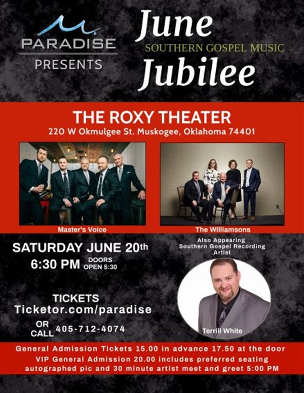 June Southern Gospel Singing Jubilee