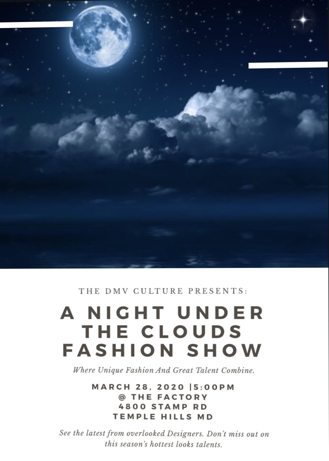 A Night Under The Clouds Fashion Show image