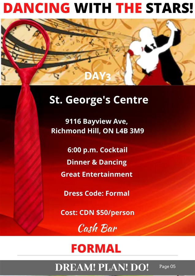 DANCING WITH THE STARS - Dinner Dance