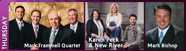 Get Information and buy tickets to The Gospel Ticket in Oklahoma Mark Trammell Quartet, Karen Peck & New River, Mark Bishop on The Gospel Ticket