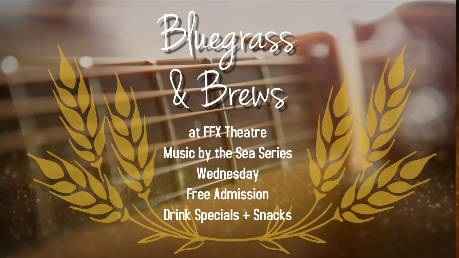 Bluegrass & Brews Live bluegrass jam session on May 29, 13:00@FFX Theatre - Buy tickets and Get information on Family Fun Xperience tickets.ffxshow.org