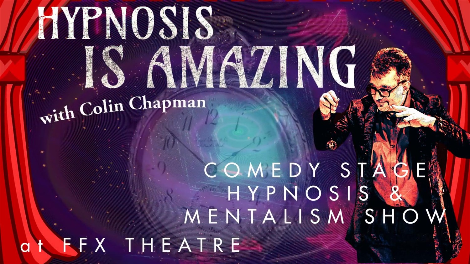 Hypnosis is Amazing Comedy Stage Hypnosis & Mentalism Show on feb. 19, 20:00@FFX Theatre - Buy tickets and Get information on Family Fun Xperience tickets.ffxshow.org