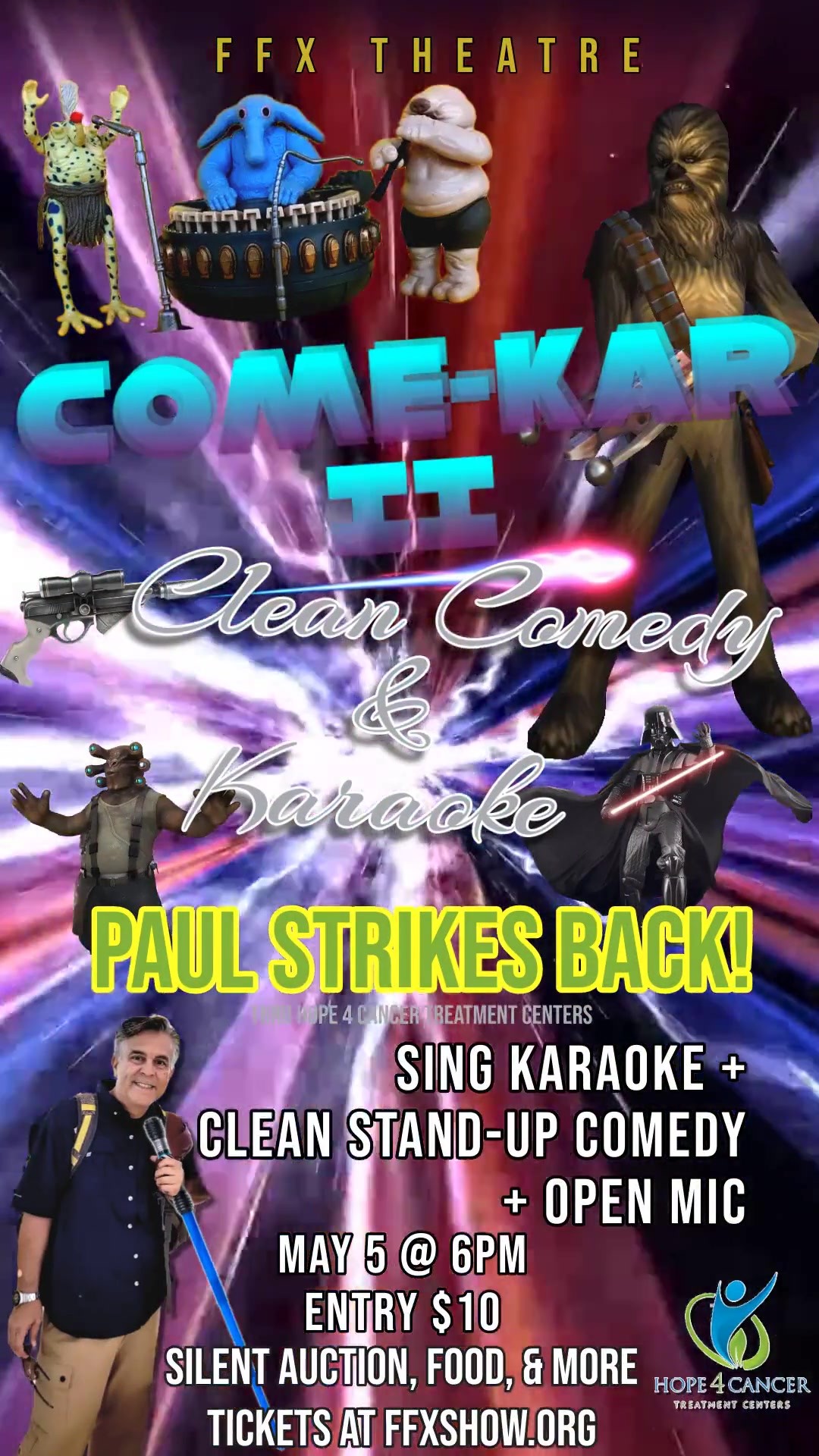 COME-KAR II: Comedy & Karaoke Night! HELP PAUL