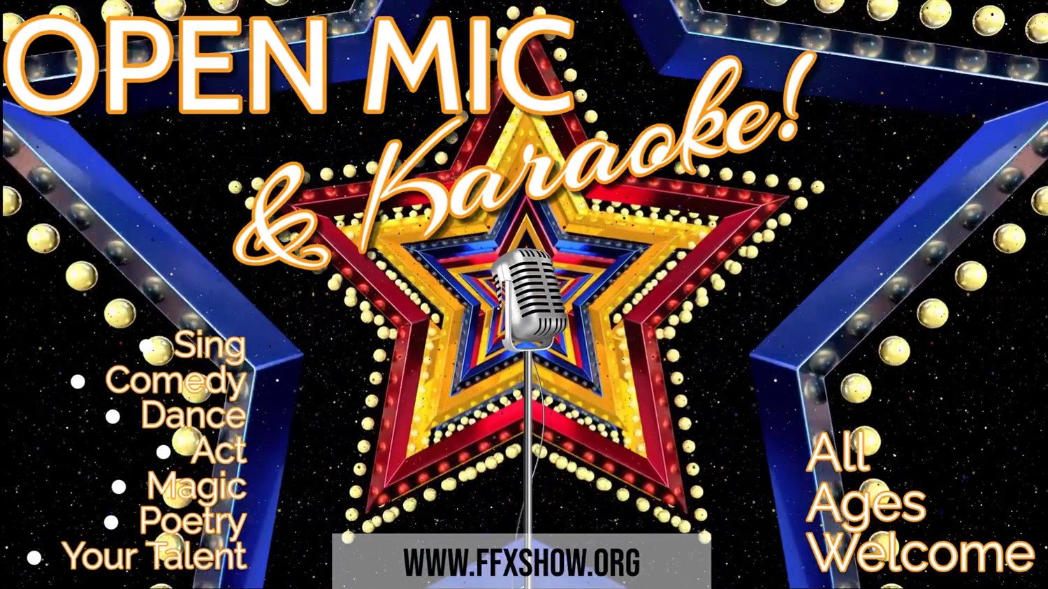 Get information & buy tickets to KARAOKE & OPEN MIC NIGHT Come and perform on the FFX Stage's 