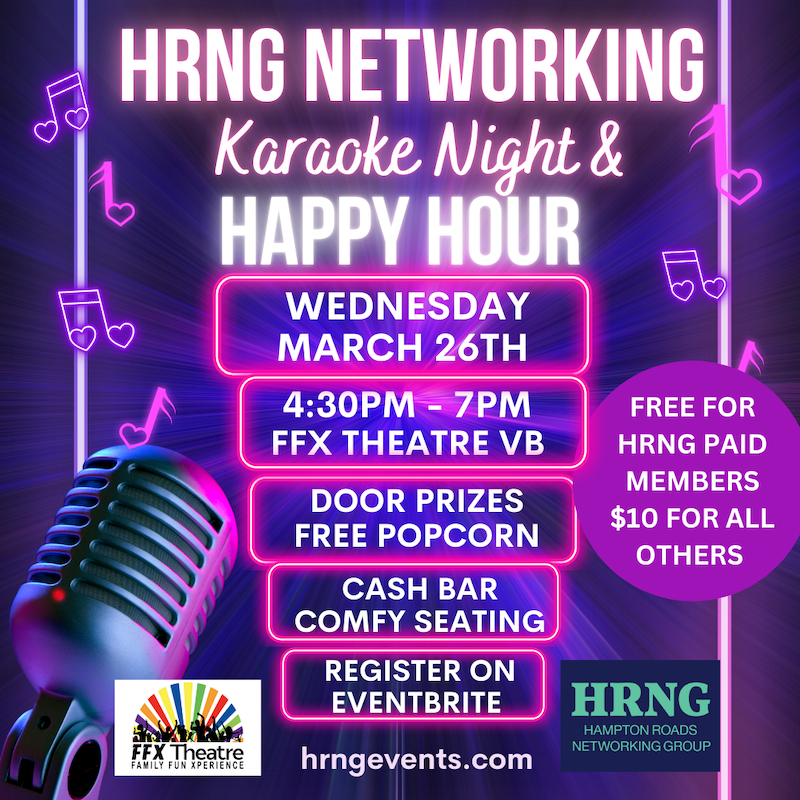 Get information & buy tickets to HRNG Networking Social Karaoke and Networking on Mar 26, 16:30 @FFX Theatre | Family Fun Xperience | tickets.ffxshow.org