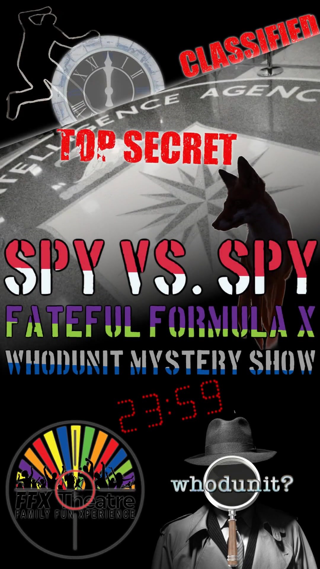 WHODUNIT MYSTERY SHOW: SPY v SPY - FATEFUL FORMULA X image