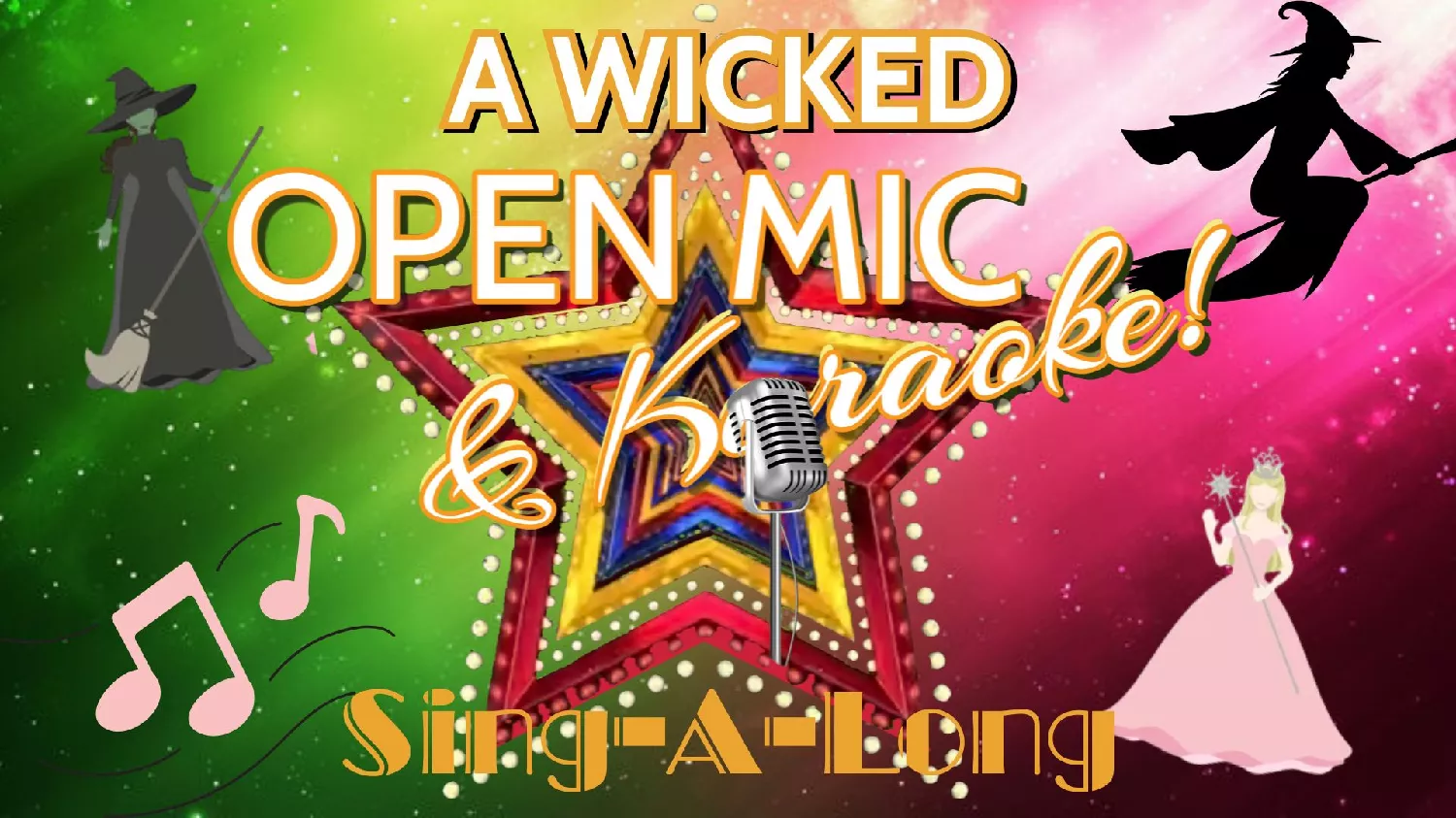A WICKED KARAOKE & OPEN MIC SING-A-LONG NIGHT - FREE image
