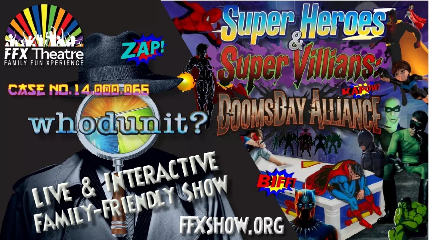 WHODUNIT? Superheroes & Villains: Doomsday Alliance image