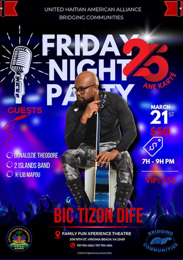 Get Information and buy tickets to FRIDAY NIGHT PARTY featuring BIC TIZON DIFE : Celebrating 25 years of Great Music! on Family Fun Xperience