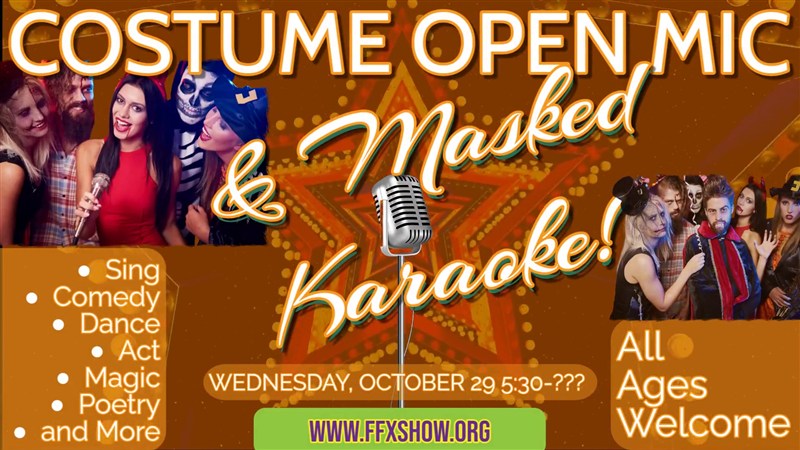 Get Information and buy tickets to COSTUME KARAOKE & OPEN MIC NIGHT Come and perform FREE on the FFX Stage