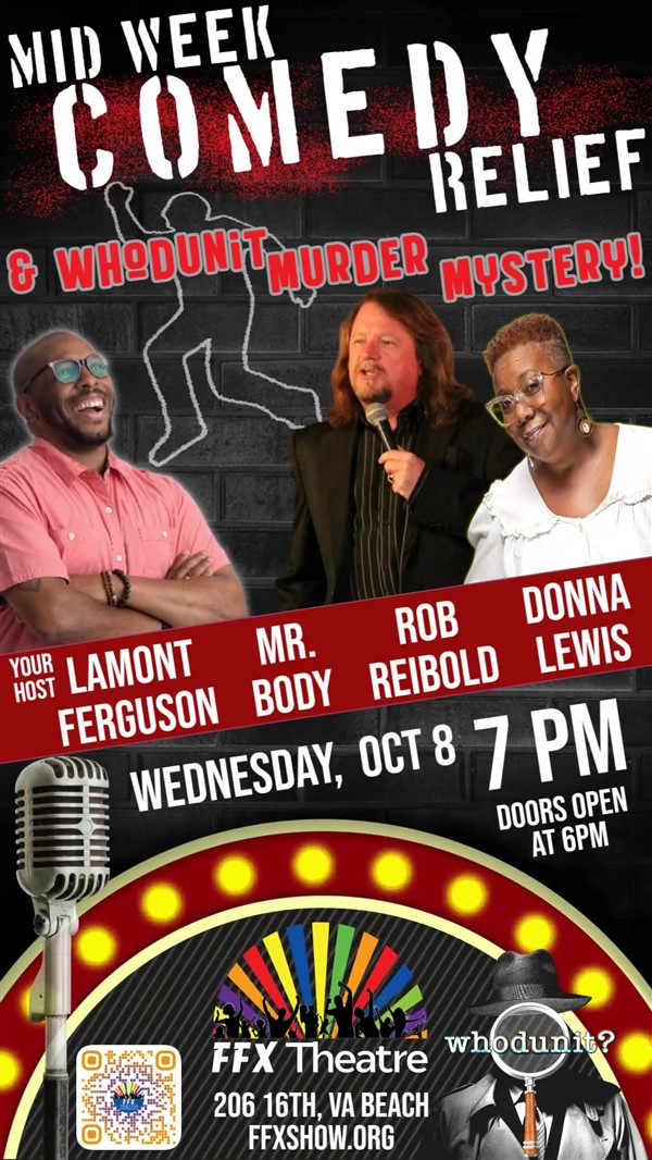 MIDWEEK COMEDY RELIEF & WHODUNIT MURDER MYSTERY