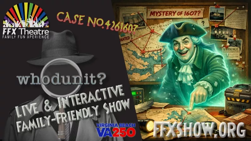 Get Information and buy tickets to Whodunit? GHOSTS OF VIRGINIA BEACH Murder Mystery + Dinner Show on Family Fun Xperience