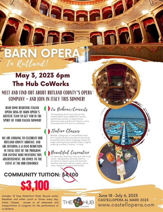 BARN OPERA in Rutland!