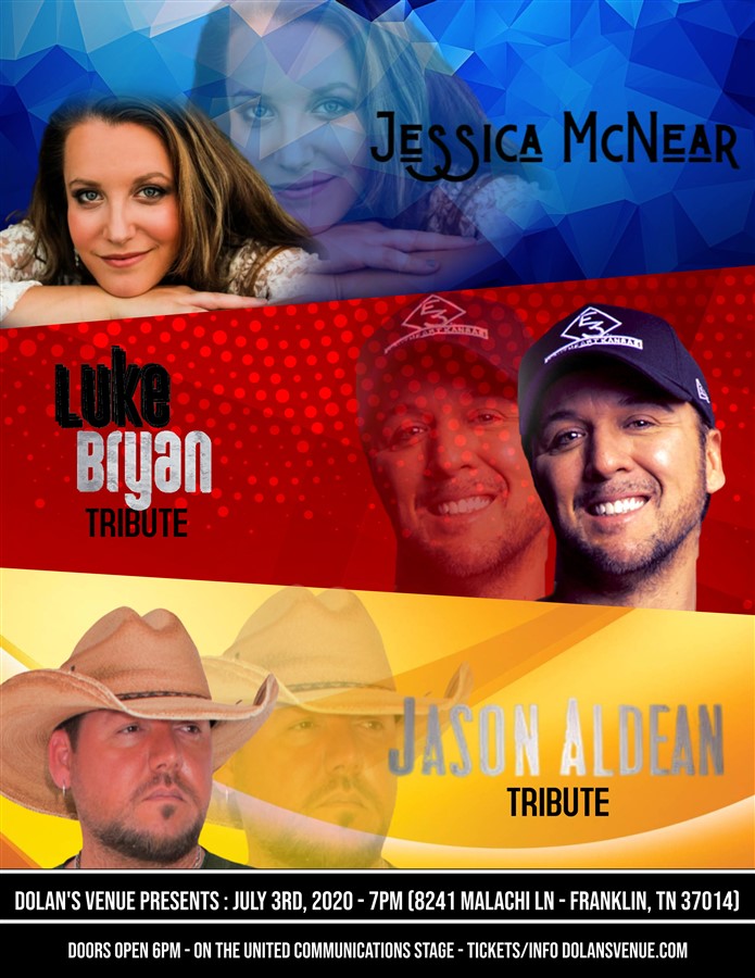 Get Information and buy tickets to Ultimate  Aldean & Luke Bryan tribute with Jessica McNear on Dolans Venue