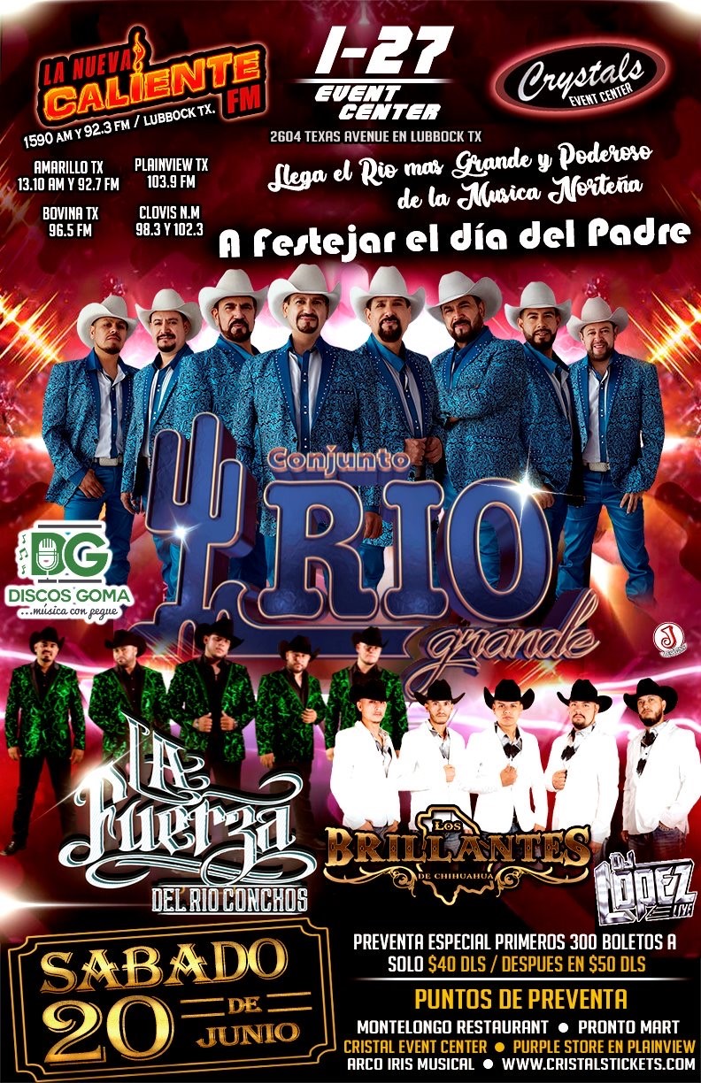 Conjunto Rio Grande, La Fuerza Del Conchos. Los Brillantes D image