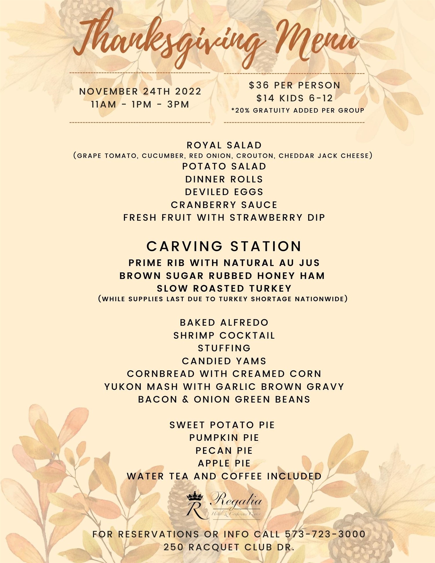 THANKSGIVING BRUNCH image