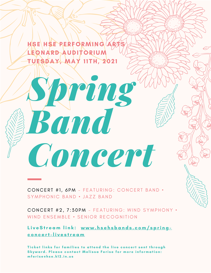 Spring Band Concert #1, 6pm