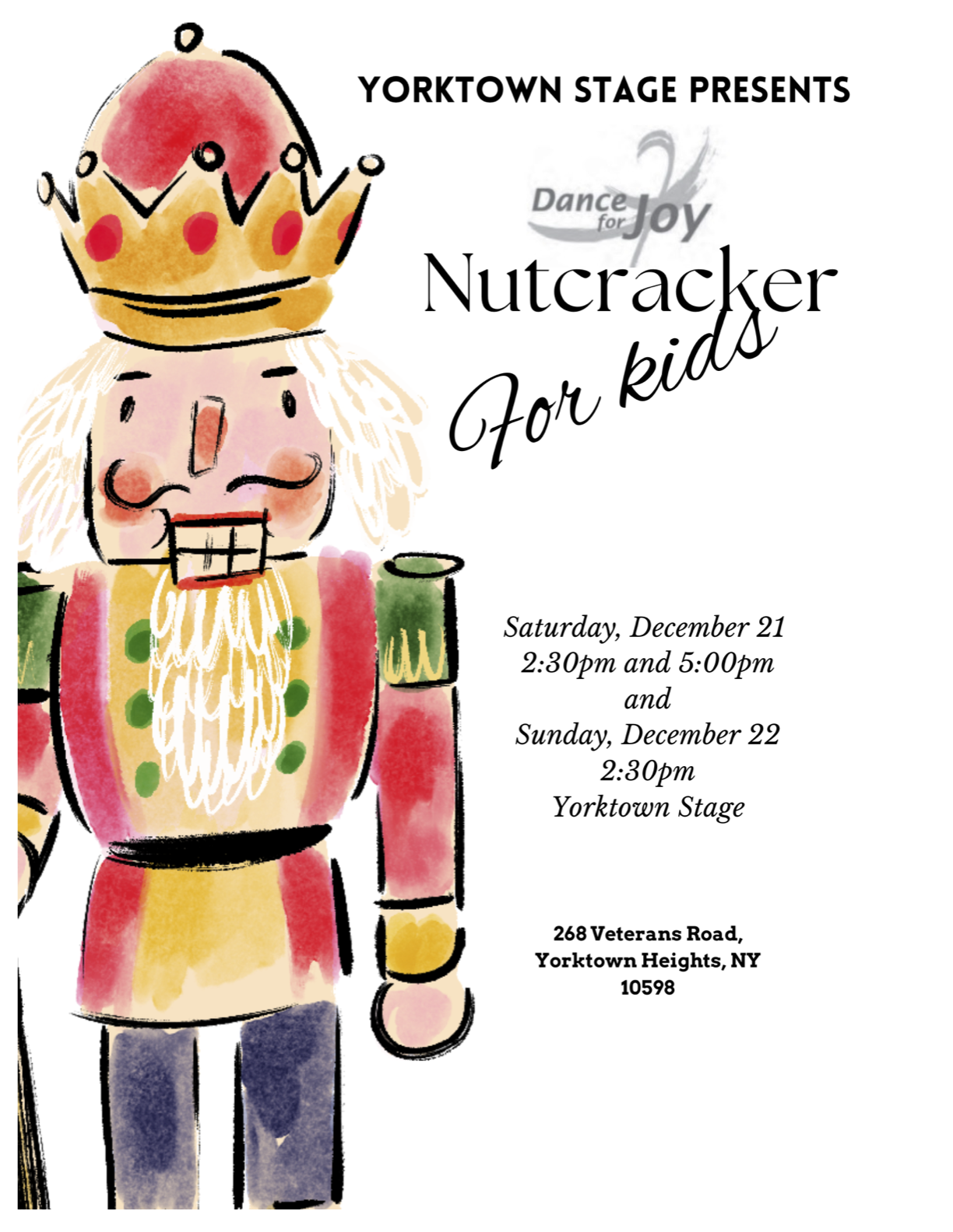 Dance For Joy's Nutcracker For Kids image