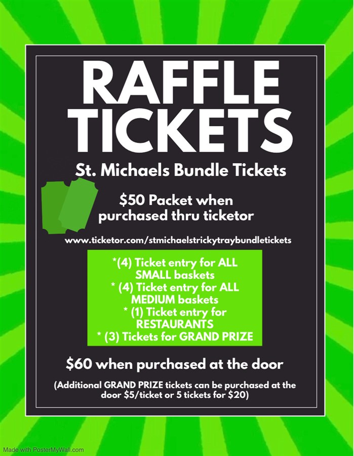 St Michaels Tricky Tray Bundle Tickets