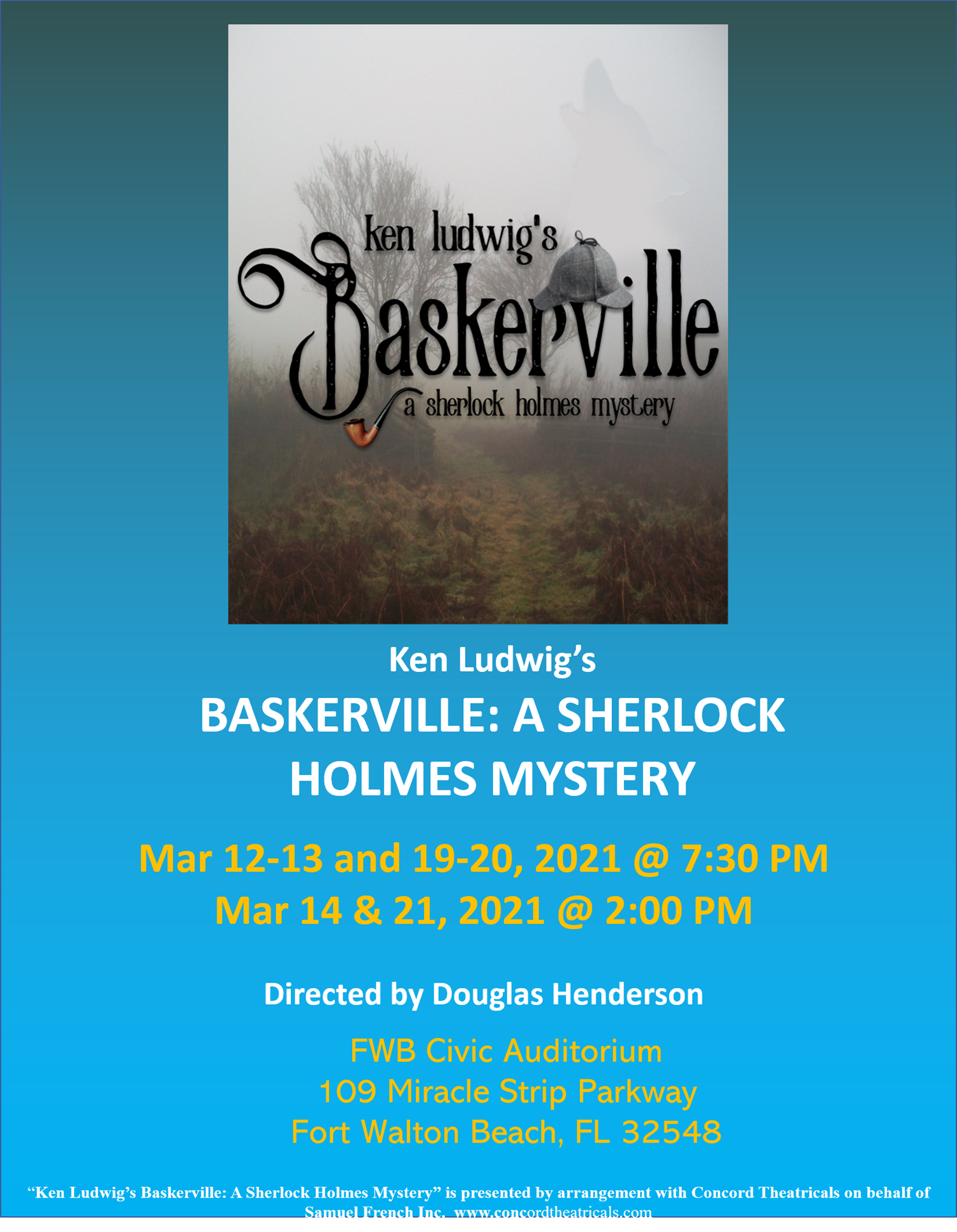 KEN LUDWIG'S BASKERVILLE: A SHERLOCK HOLMES MYSTERY image
