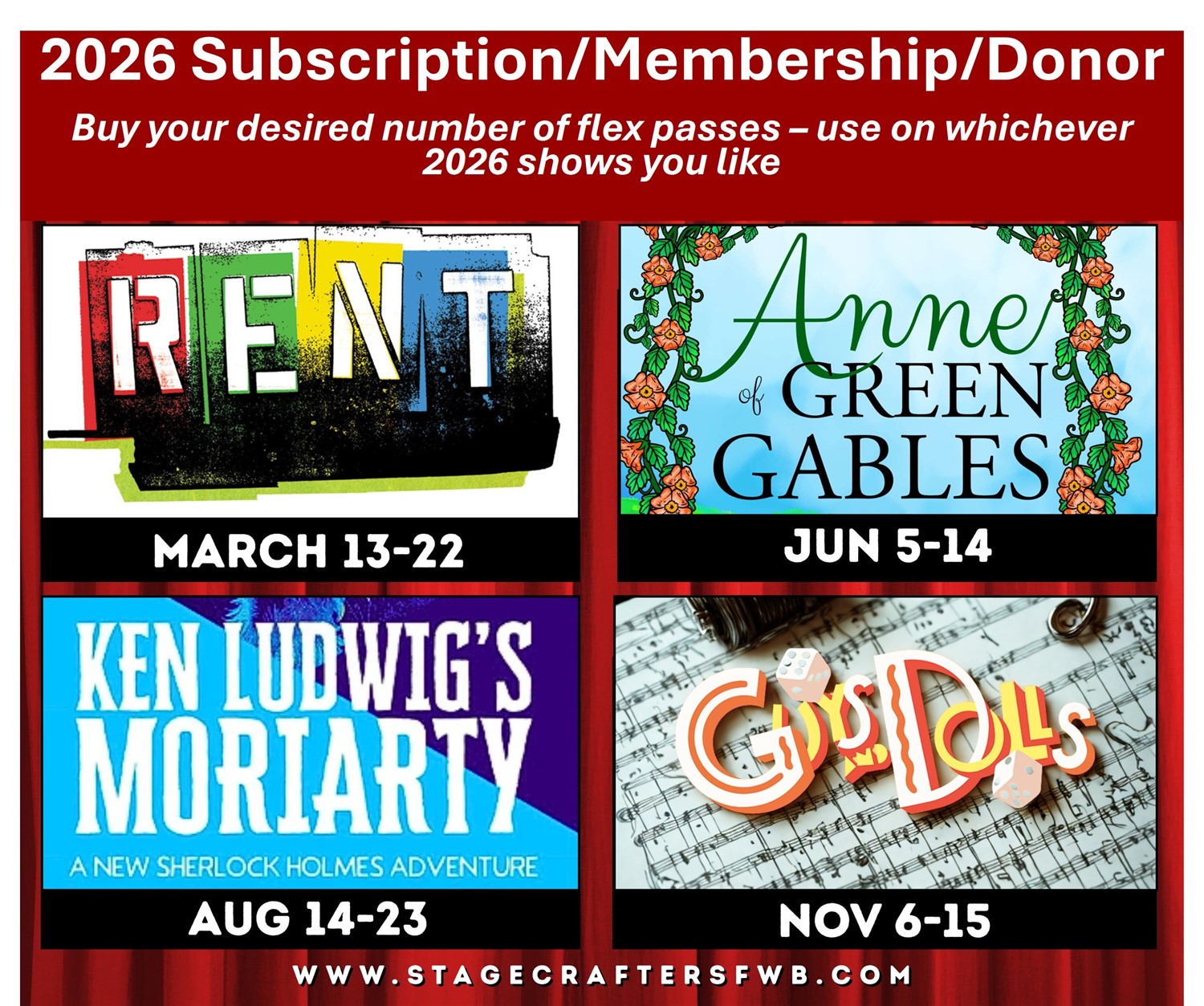 2026 Season Subscription/Membership image