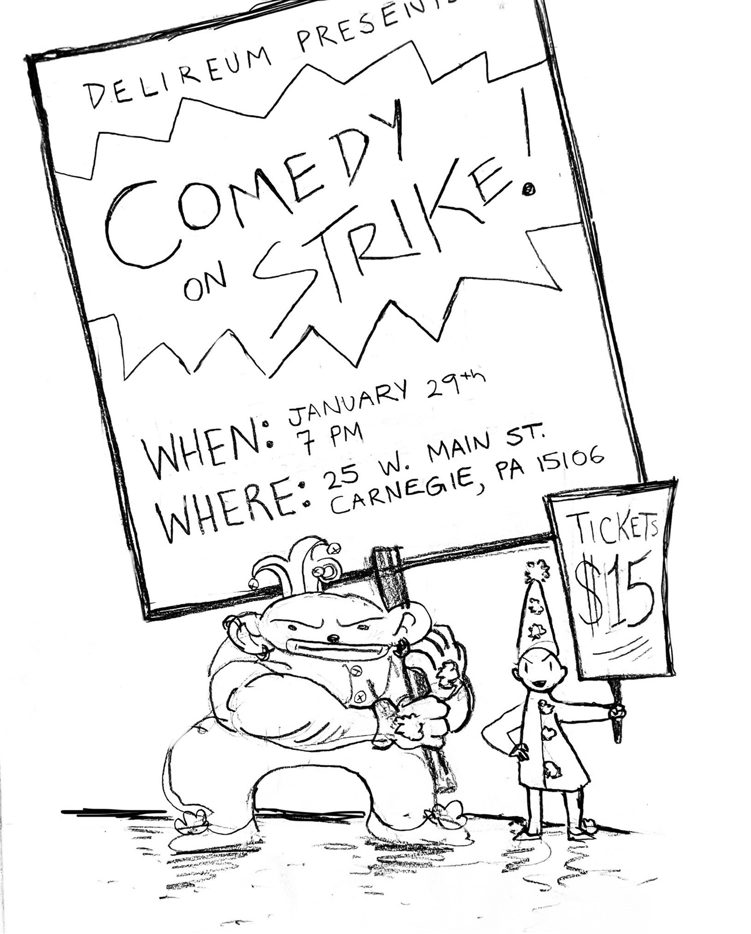 Comedy On Strike  on Jan 29, 19:00@Carnegie Stage - regular 70 - Buy tickets and Get information on Carnegie Stage carnegiestage