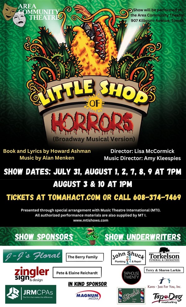 Get Information and buy tickets to "Little Shop of Horrors" Book and Lyrics by Howard Ashman Music by Alan Menken on Lev&Olga