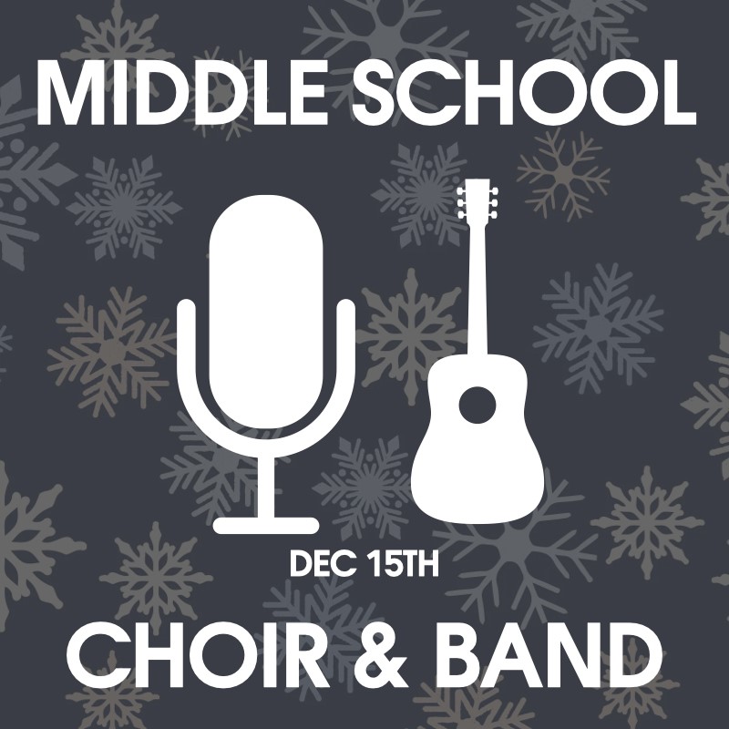 Southern Regional MS | Winter Choir & Band Concert