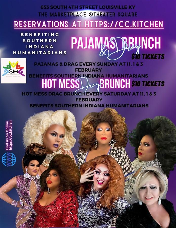 Get Information and buy tickets to Drag Brunch  on The Marketplace @ Theater Square by CC's