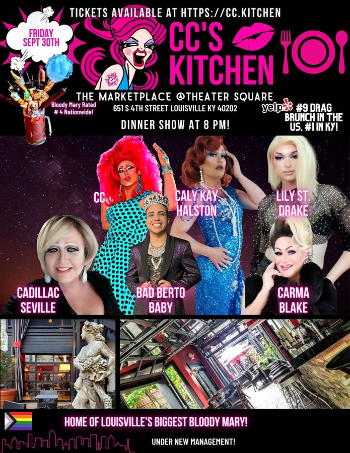 Get Information and buy tickets to Dinner & Drag!  on CC's Kitchen