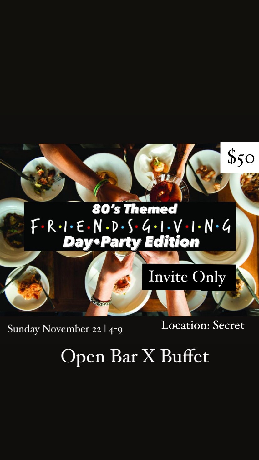 80’s Themed FriendsGiving image