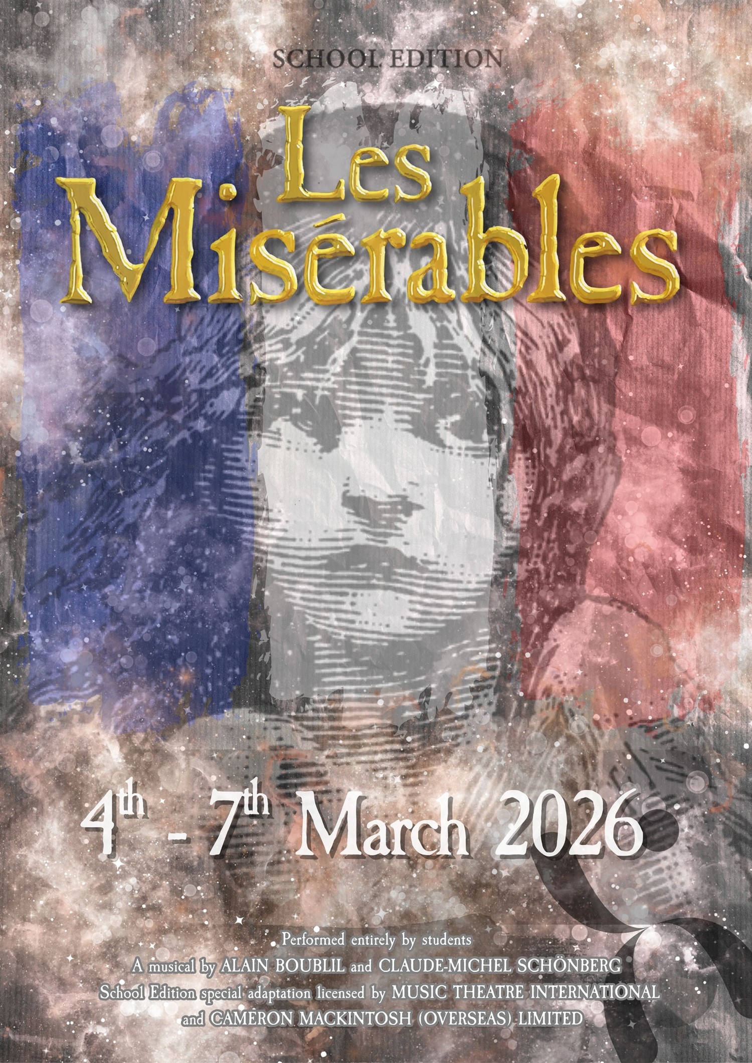 Get information, pick a seat & buy tickets toLes Miserables School Edition on Mar 04, 19:30 @The Hammond - Main Theatre | The Hammond