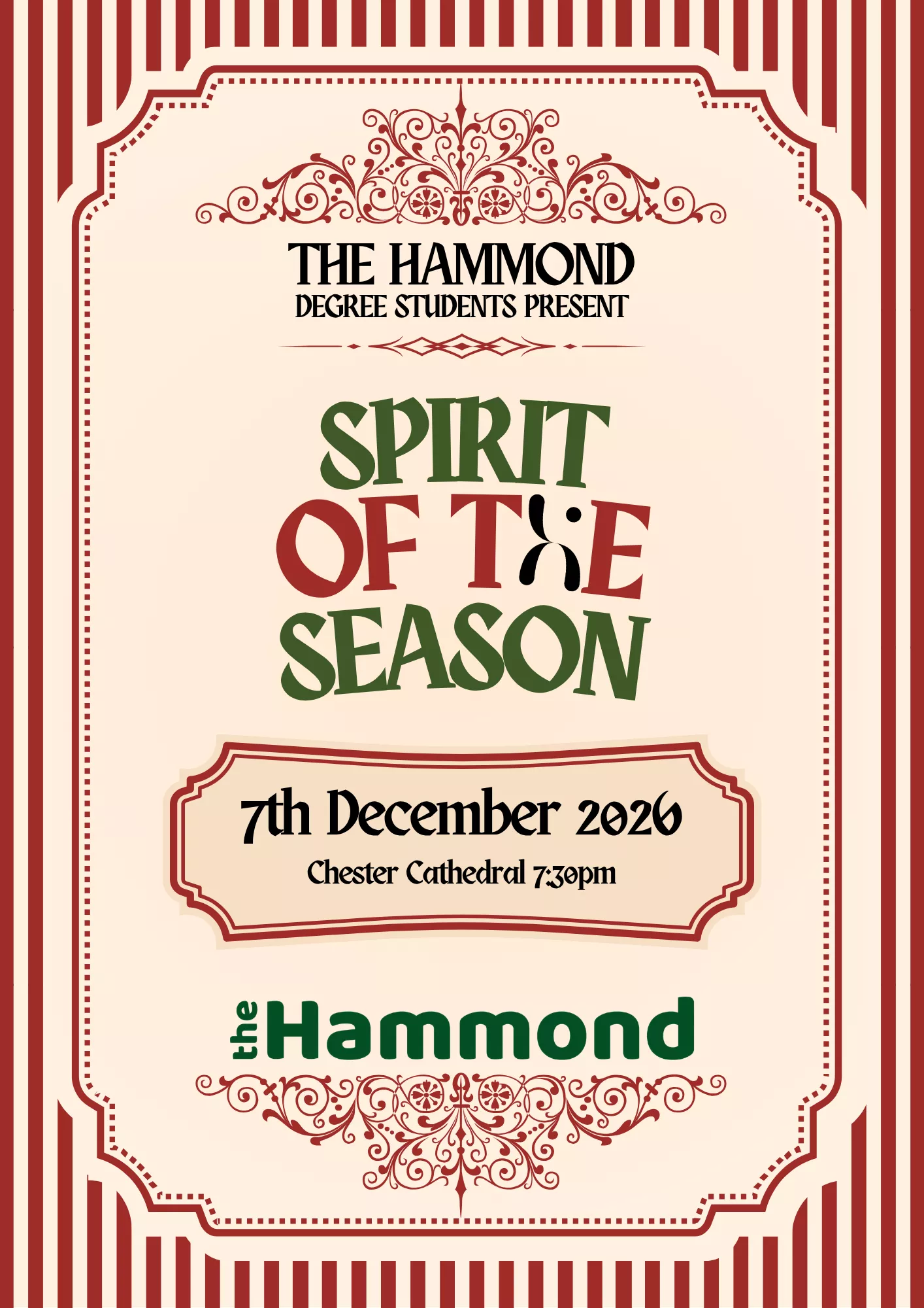 Get Information and buy tickets to Spirit of the Season Hammond Degree Students on The Hammond