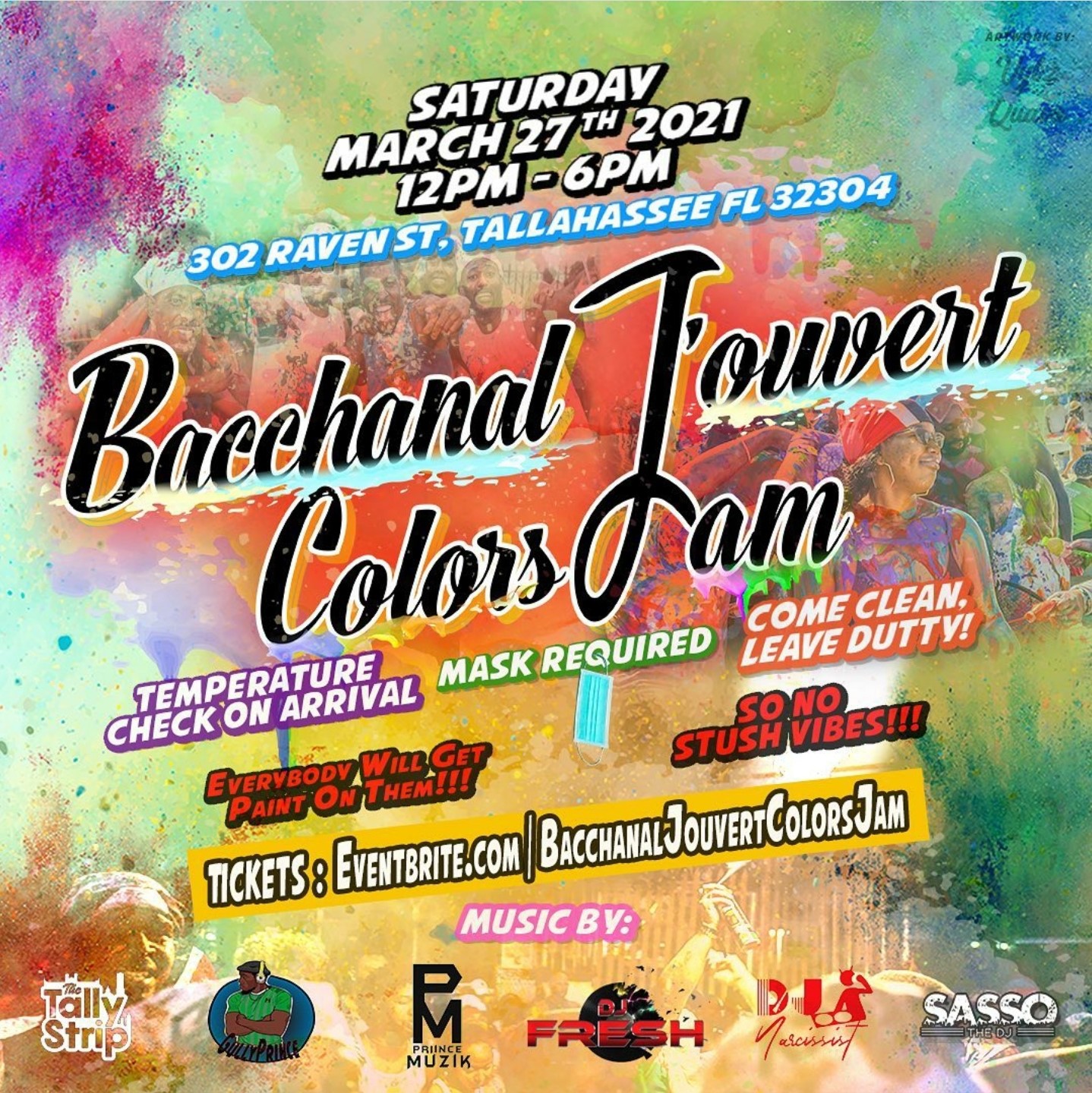 Bacchanal Jouvert Colors jam image