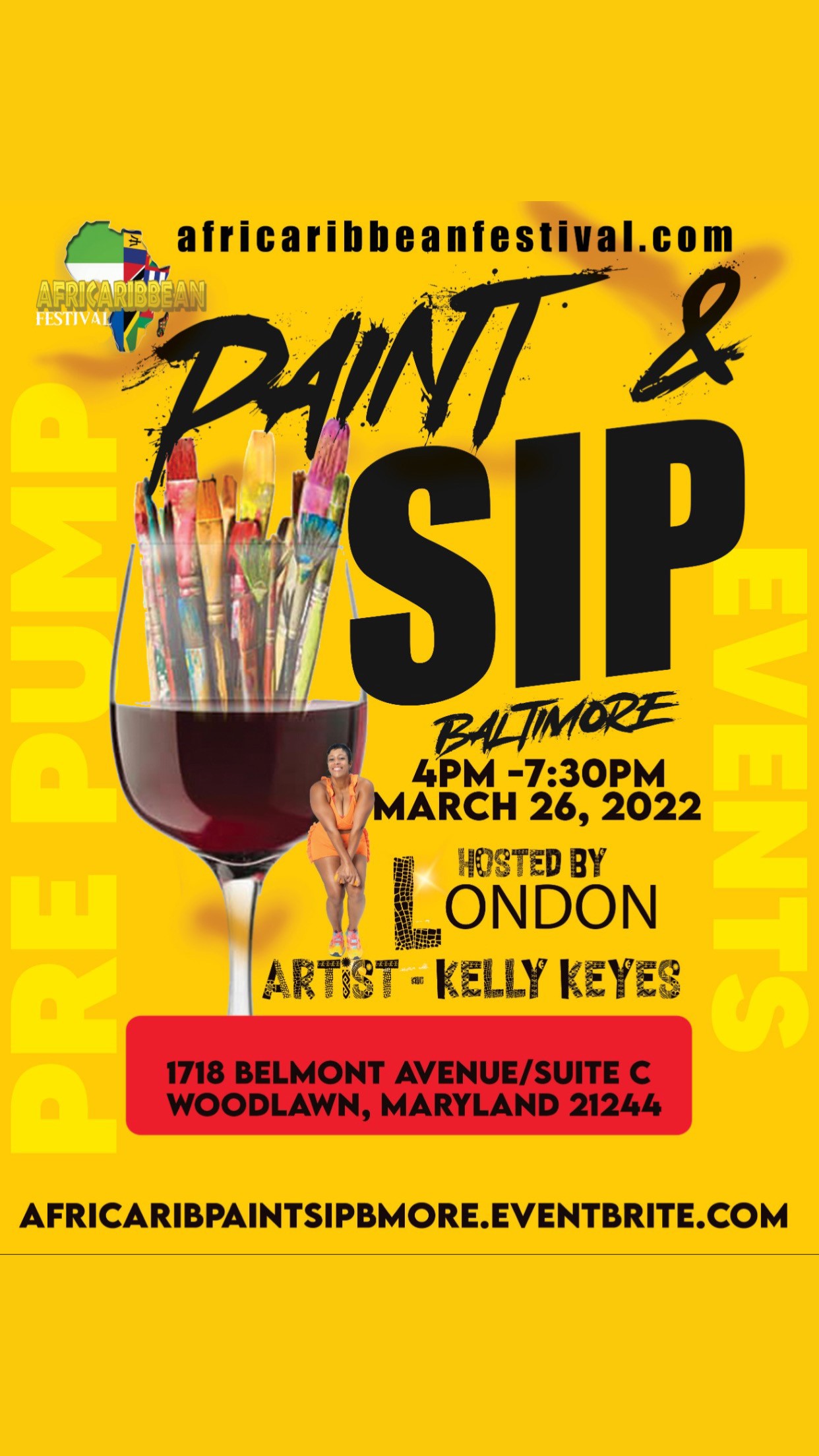 AfriCaribbean Sip and Paint image