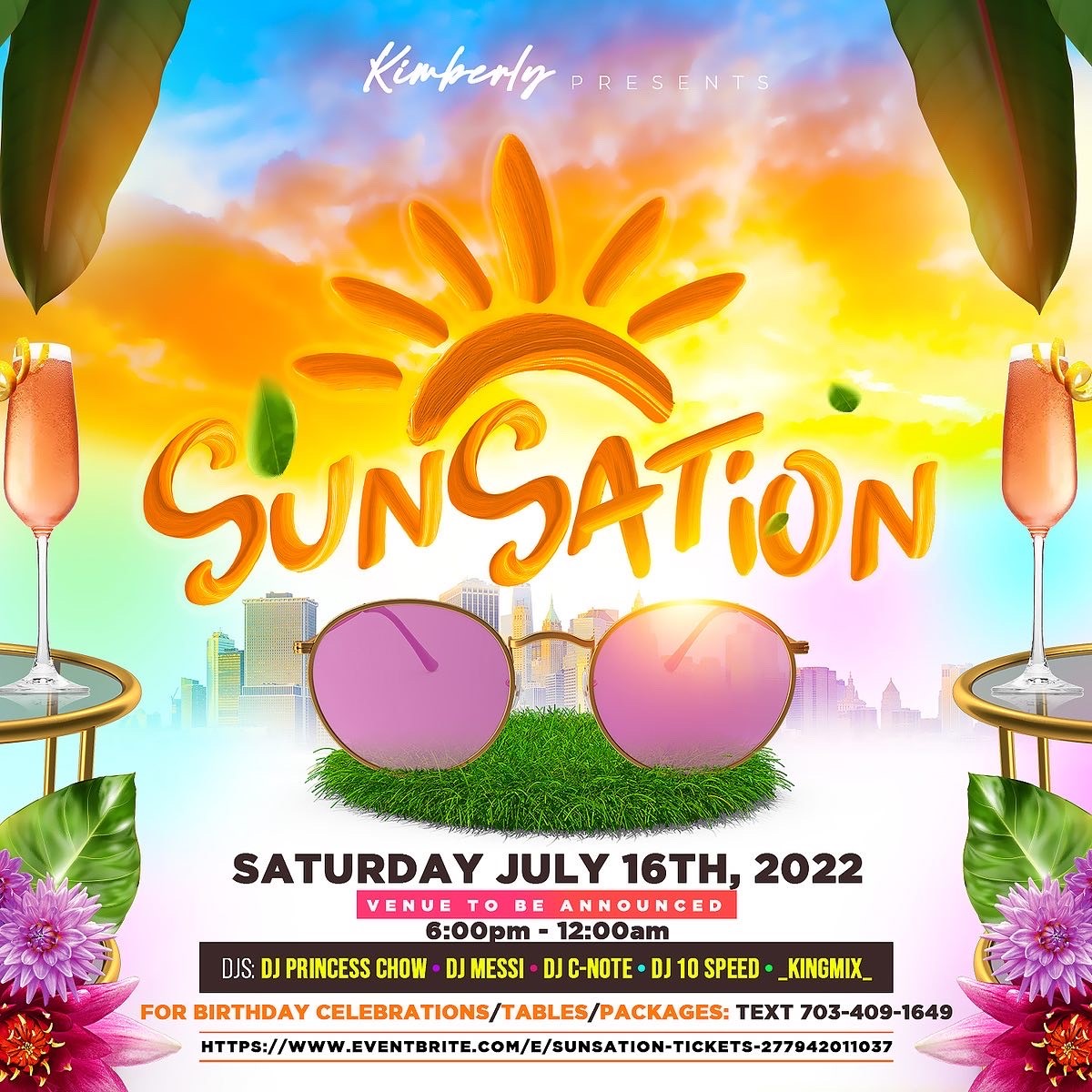 SunSation Bringing the island vibes to Brooklyn on Jul 16, 18:00@TBA to Ticket Holders - Buy tickets and Get information on www.fetefinders.com tickets.fetefinders.com