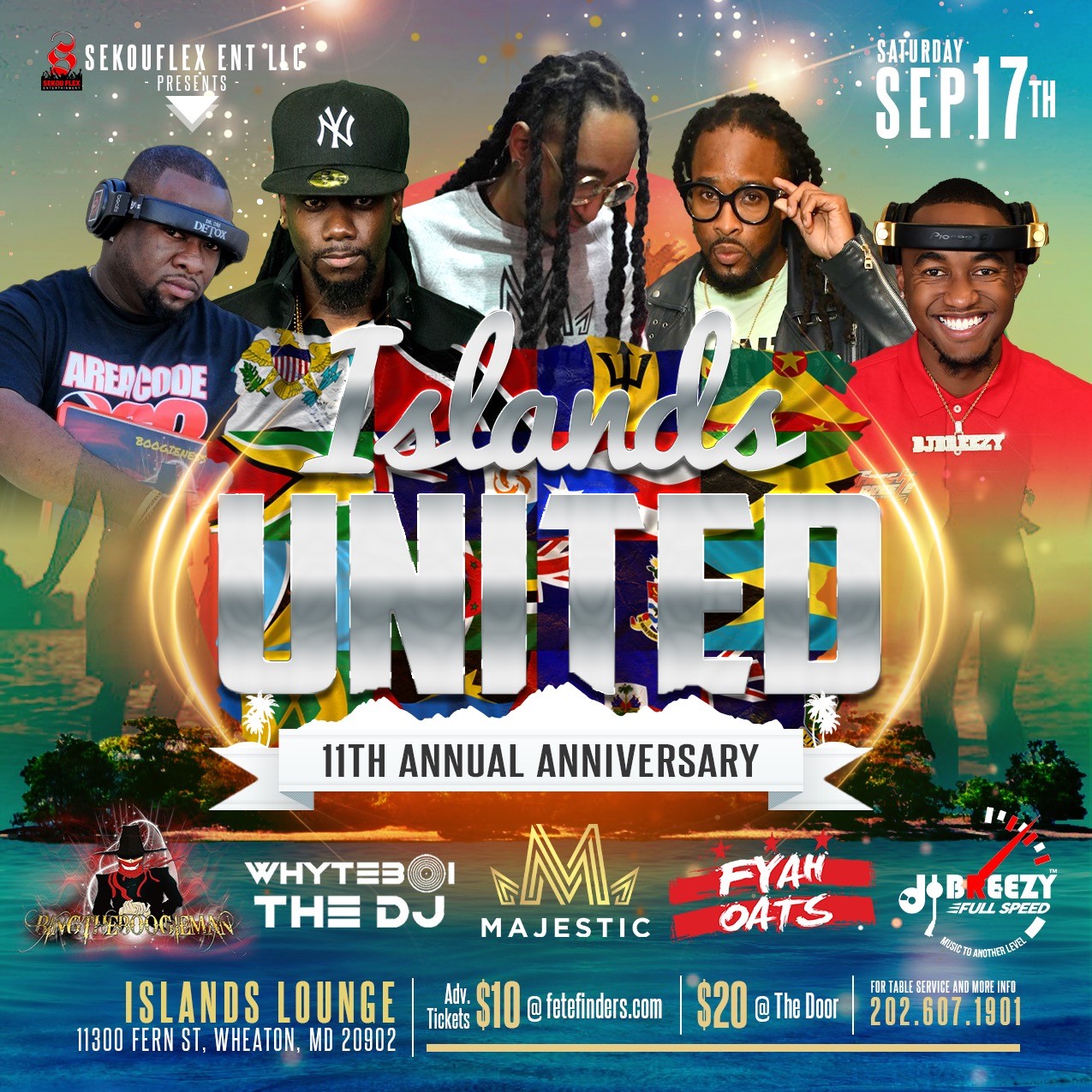 Islands United  on Sep 17, 21:00@Islands Lounge - Buy tickets and Get information on www.fetefinders.com tickets.fetefinders.com