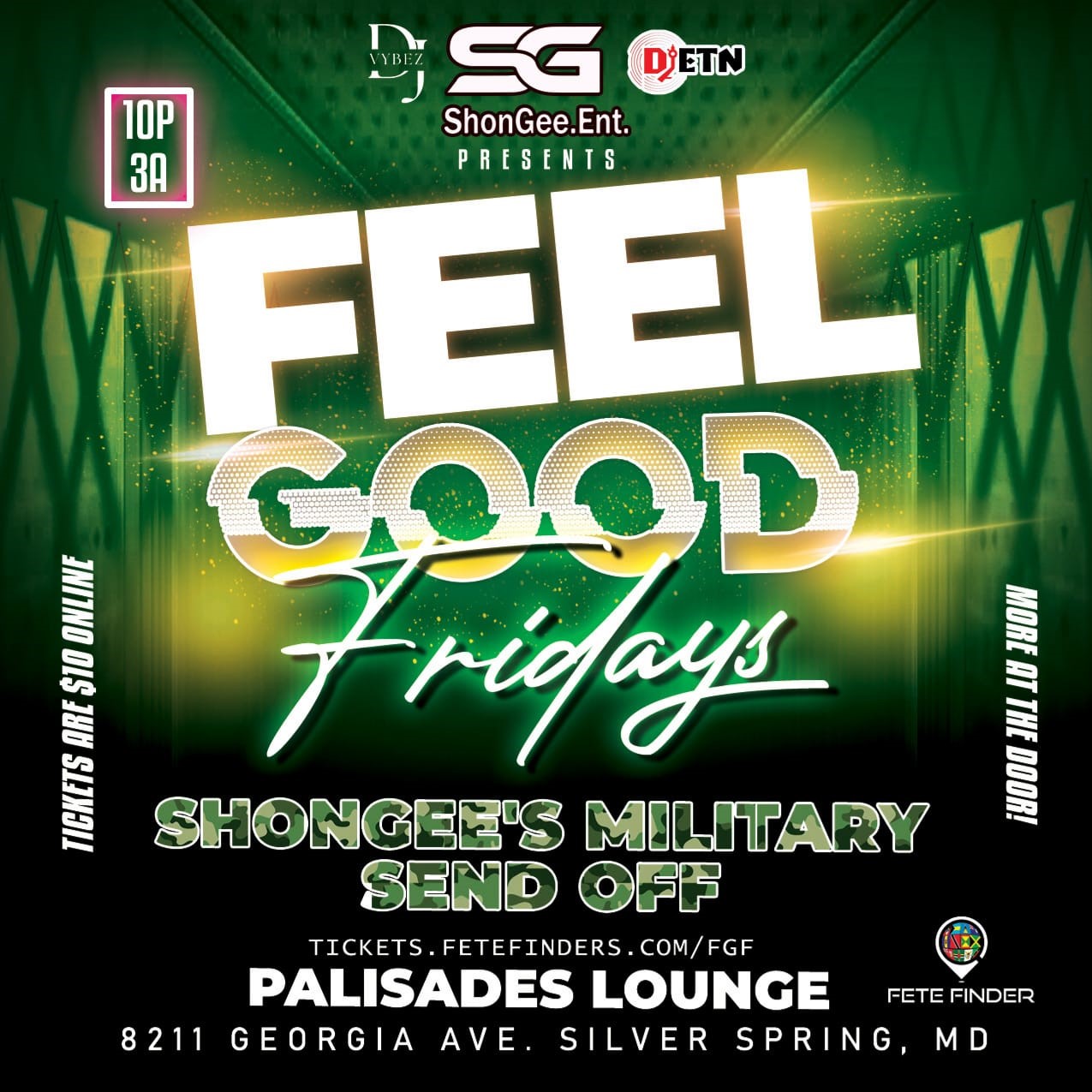 Feel Good Fridays  on Sep 18, 00:00@Palisades Lounge - Buy tickets and Get information on www.fetefinders.com tickets.fetefinders.com