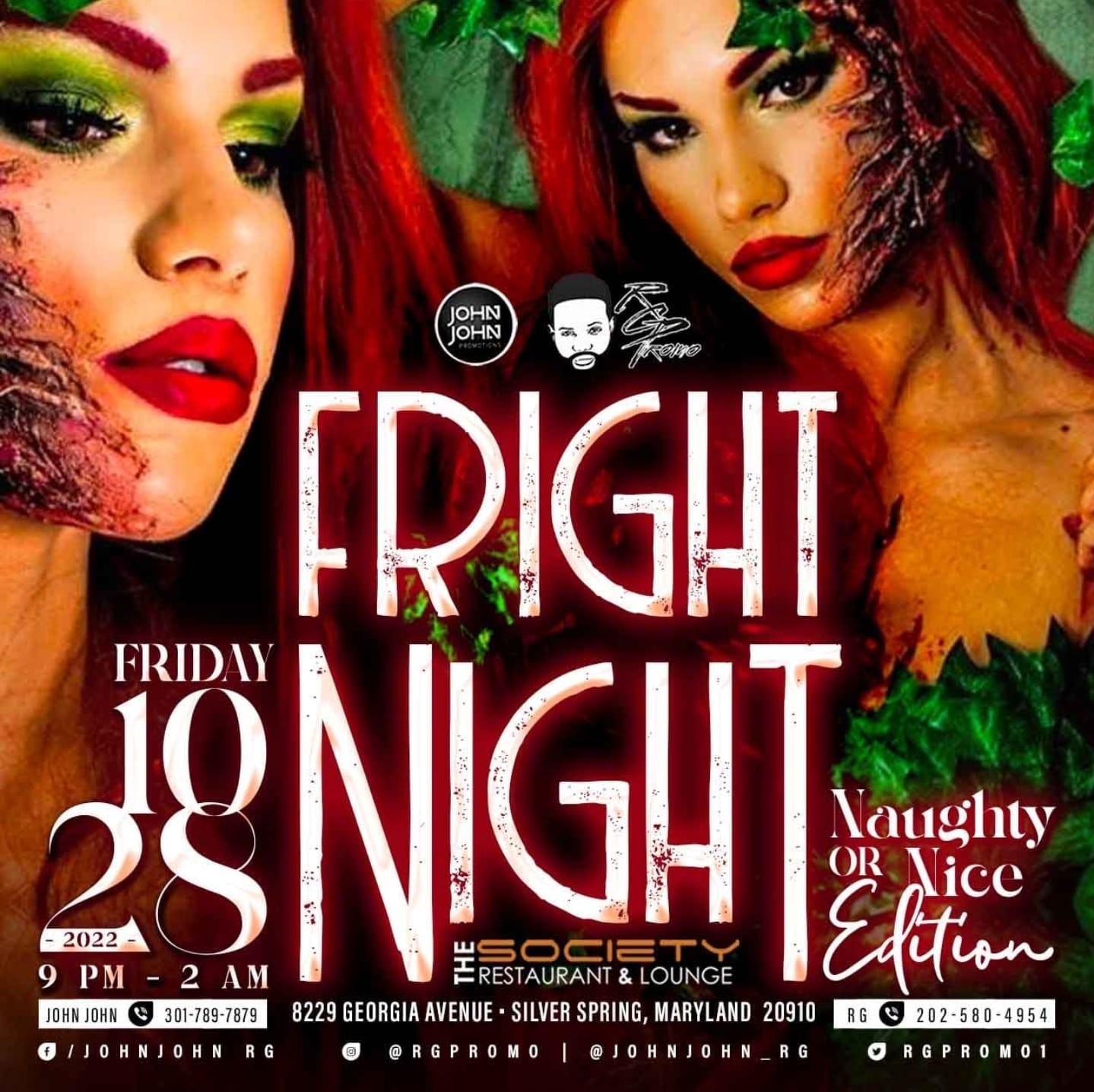 Fright Night  on Oct 28, 22:00@Society Restaurant and Lounge - Buy tickets and Get information on www.fetefinders.com tickets.fetefinders.com