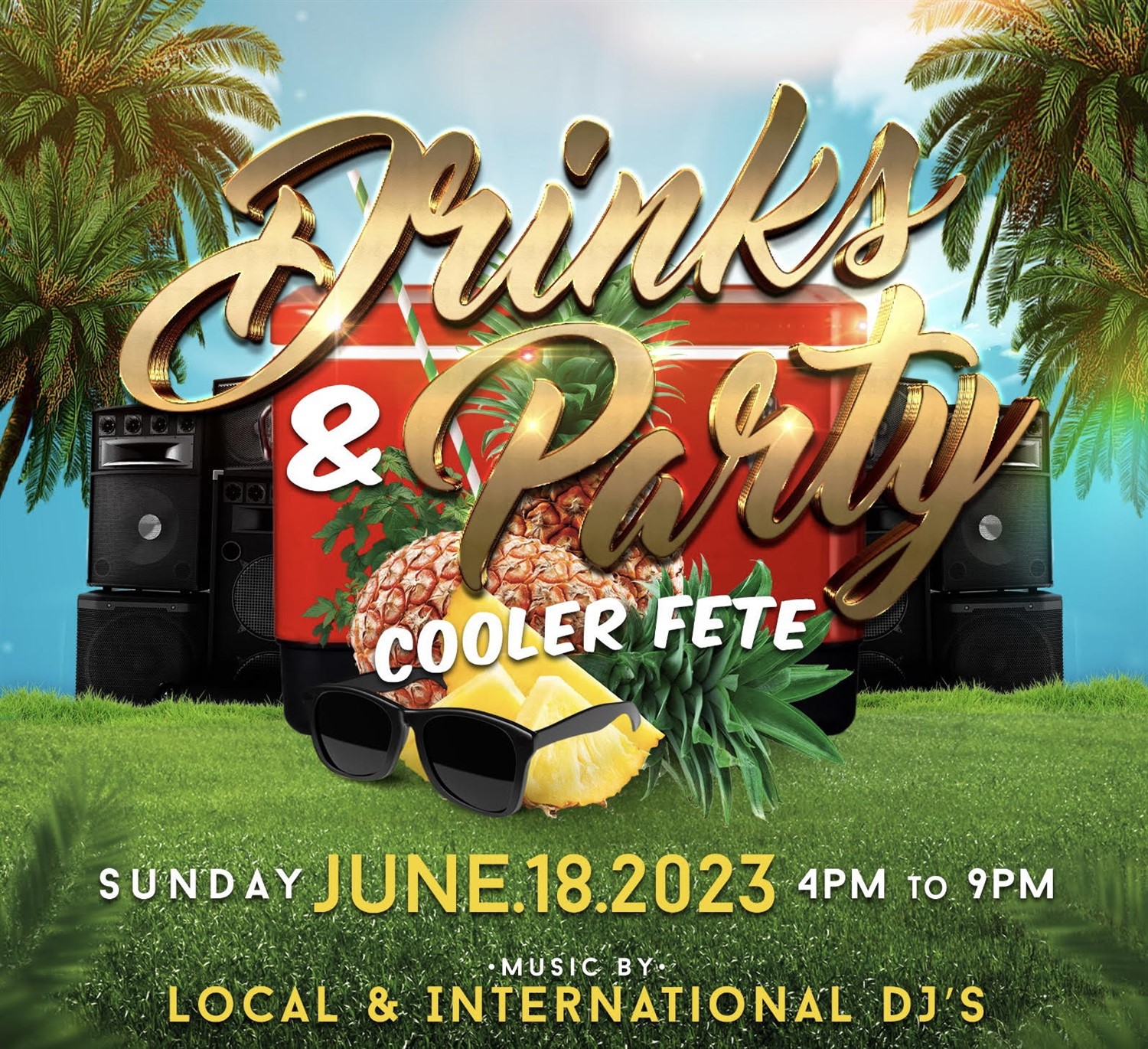 Drink & Party Cooler Fete  on Jun 18, 16:00@Anne Arundel  County Fairgrounds - Buy tickets and Get information on www.fetefinders.com tickets.fetefinders.com