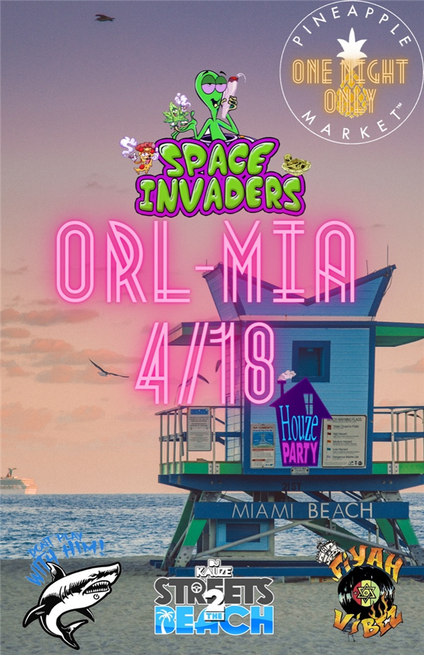 Pineapplemarket presents Space Invaders