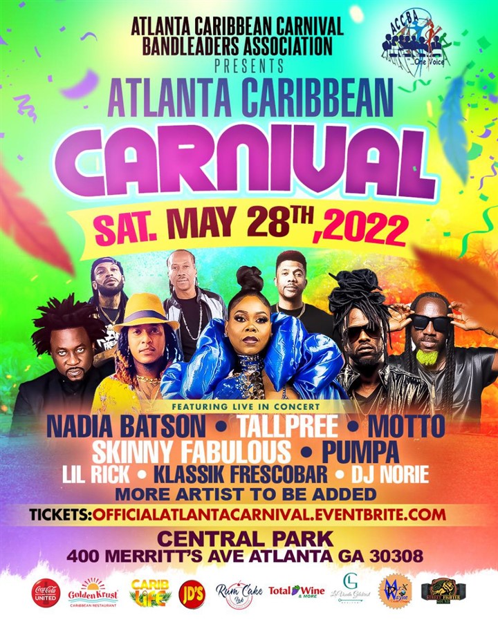 Get Information and buy tickets to ATLANTA CARIBBEAN CARNIVAL 2022  on www.fetefinders.com