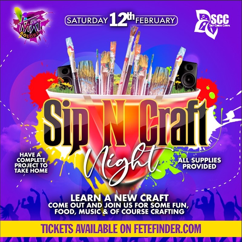 Get Information and buy tickets to Sip & Craft Night  on www.fetefinders.com