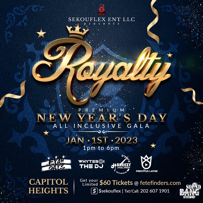 Royalty New Years Day Inclusive Gala