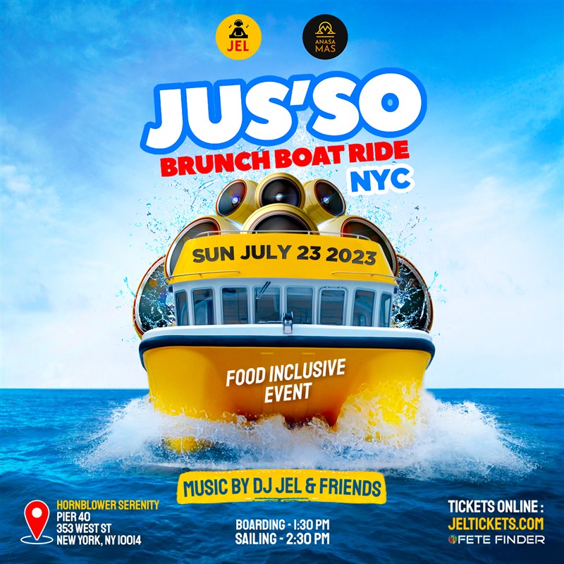 DJ JEL - Jus'So Brunch Boatride NYC 2023