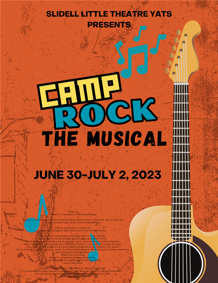 Get Information and buy tickets to YATS Young Seniors: Camp Rock  on Slidell Little Theatre