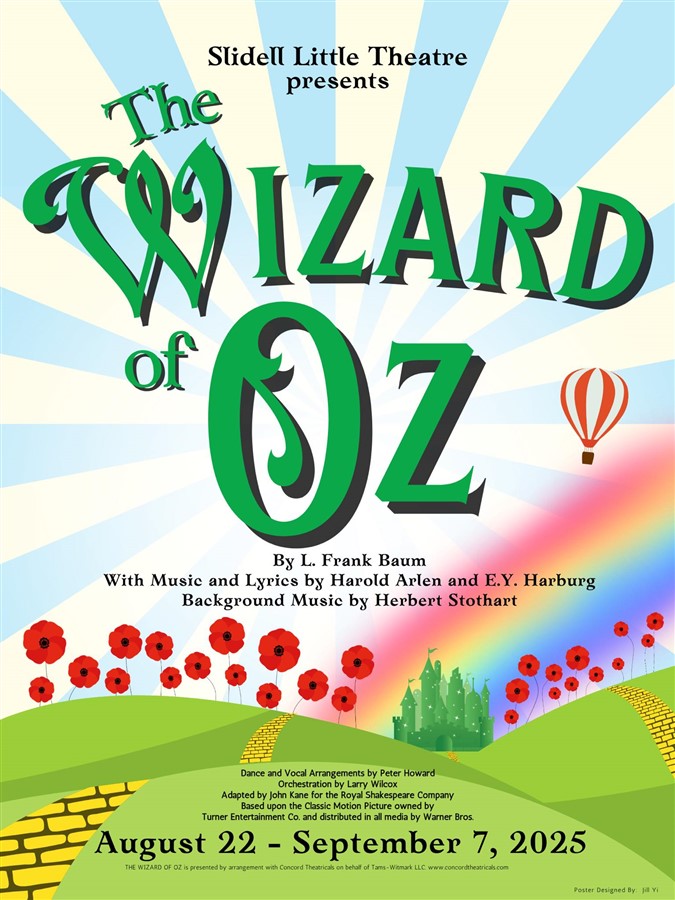 Get Information and buy tickets to The Wizard of Oz  on Slidell Little Theatre